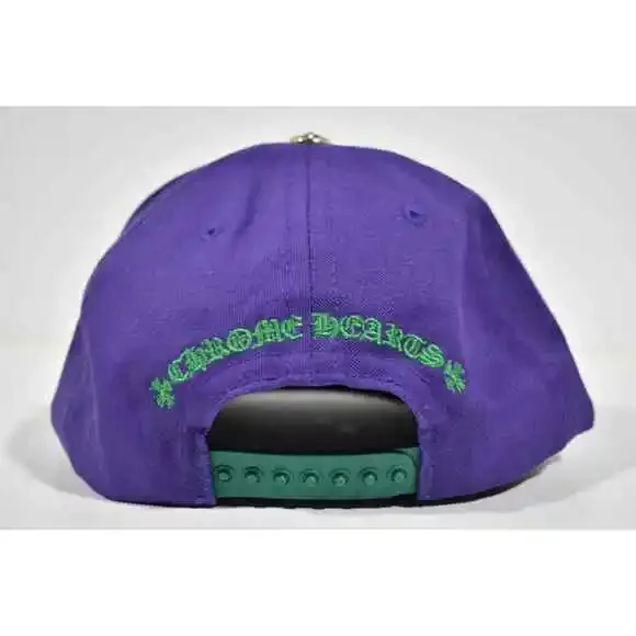 Chrome Hearts CH Logo Trucker Purple Green Baseball Cap Snapback Adjustable Hat